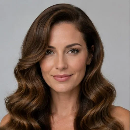 Sculpted vintage waves — A side part and continuous S-shaped waves create a soft, defined long silhouette.