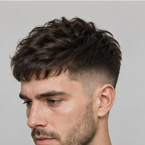 Textured Crop — Short lengths make the crown texture, hairline and side profile more visible.